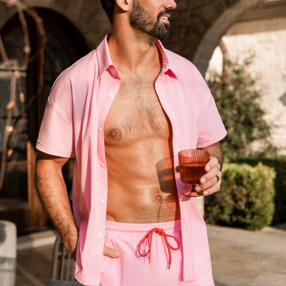 Cupshe x Jessie James Decker - Board Shorts & Shirt - Picture 3 of 7